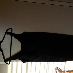 NWOT Dolce & Gabbana Black Satin Midi bodycon Dress. See Picture For Atentic.